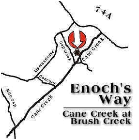 Enoch's Way - Cane Creek at Brush Creek