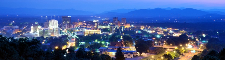 Asheville at Night